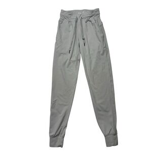 Zyia Active Womens Joggers Medium Gray Drawstring Workout Gym Walking Running